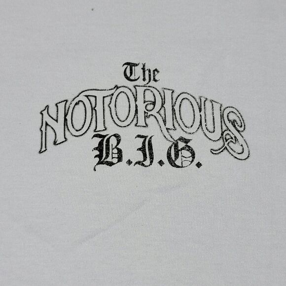 H&M The Notorious B.I.G. Graphic SS Lavender Tee - Size XXL* Regular Fit - Picture 5 of 7